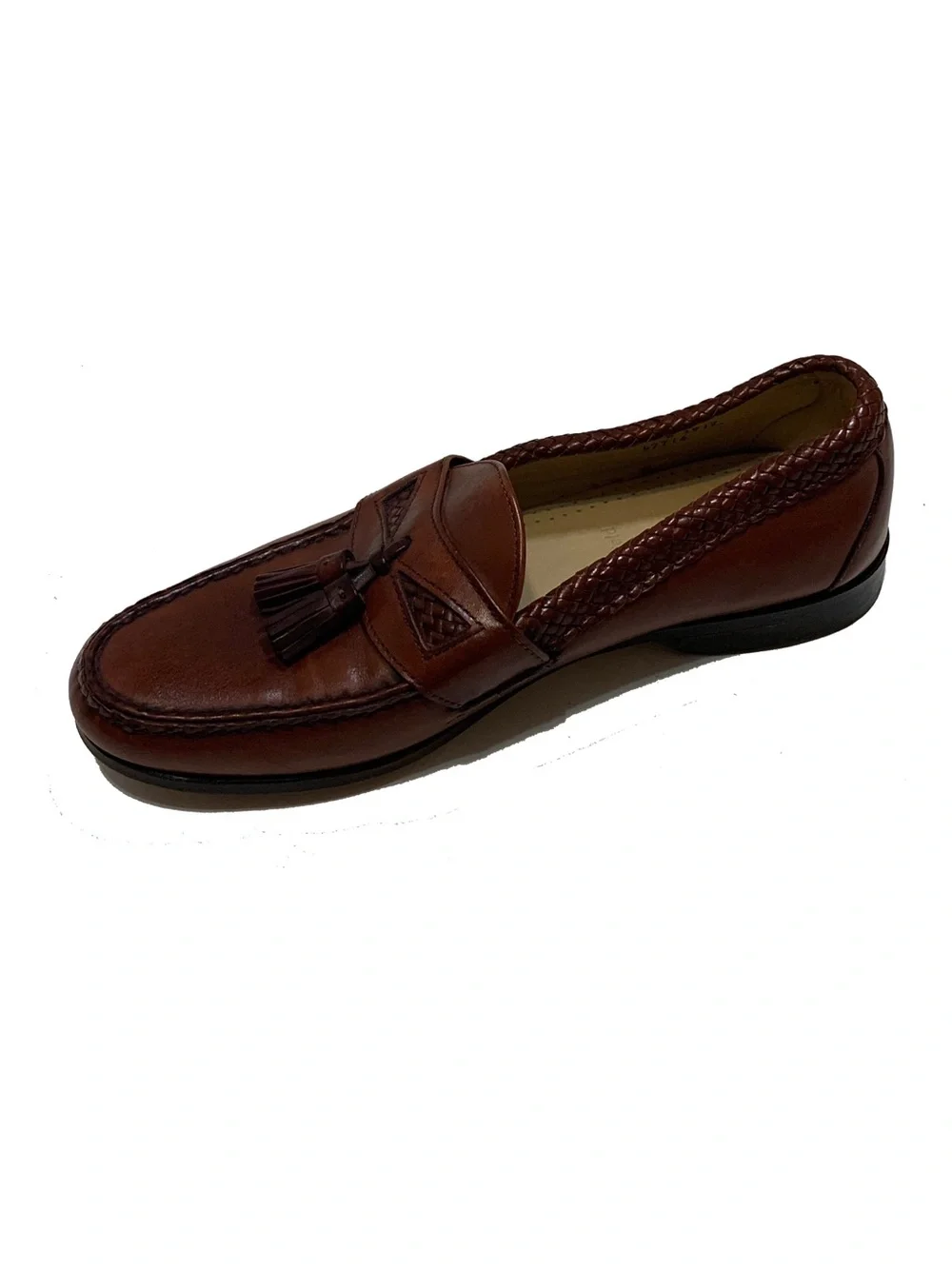 Allen Edmonds Men’s Maxfield Brown leather Tassel Loafer